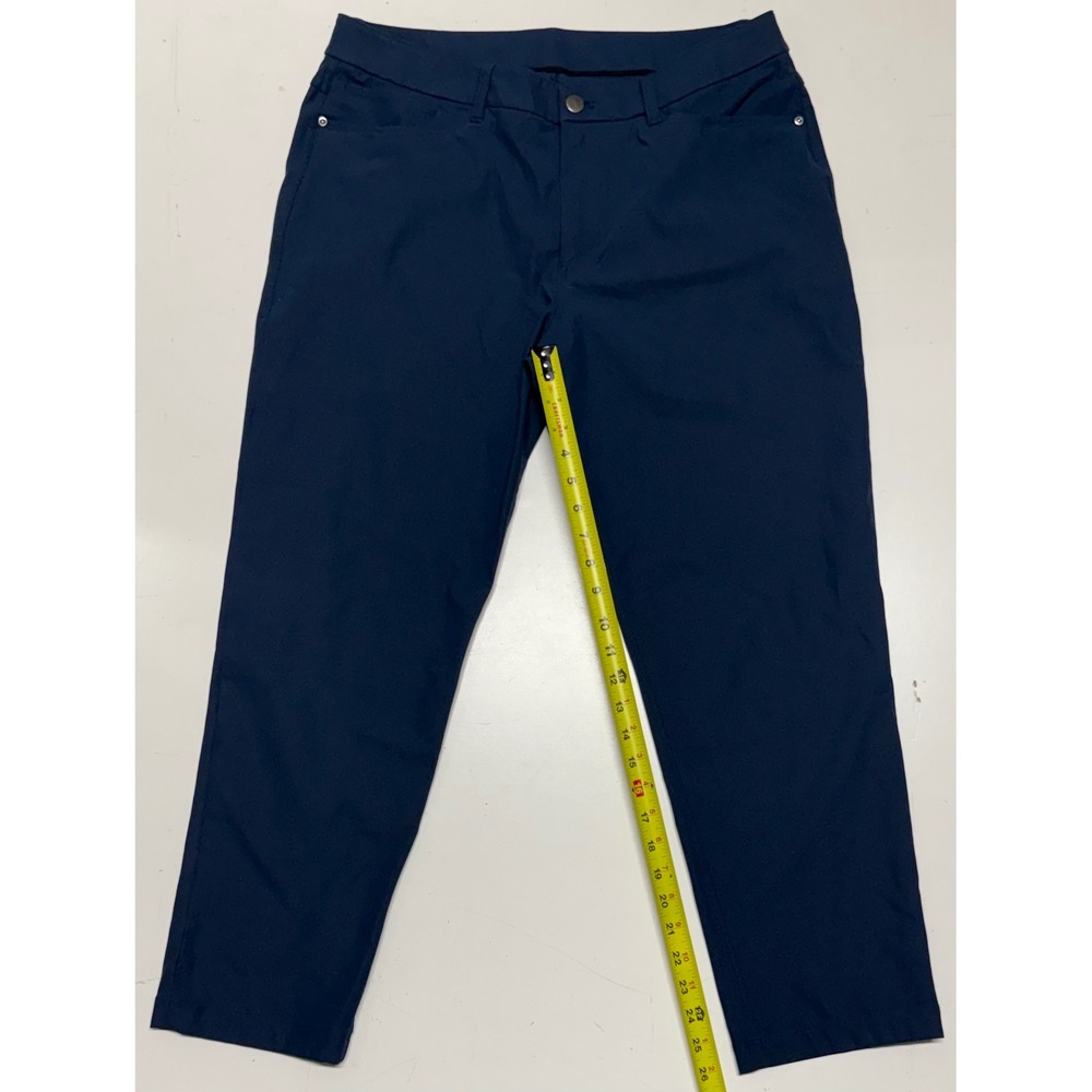Lululemon Commission Pant Slim 34 Navy Blue ABC Performance‎ Trousers LM5AQHS